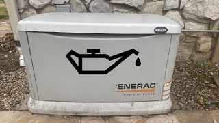 Generac 20kw Generator Oil Change [upl. by Aristotle]