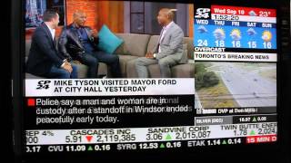 FULL INTERVIEW Mike Tyson tells off Canadian news anchor in an interview [upl. by Hpesoy]