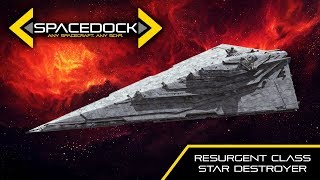 Star Wars First Order Resurgent Class Star Destroyer  Spacedock [upl. by Joline]