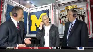 Eminems ESPN interview is really awkward [upl. by Flem]