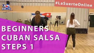 Beginners Cuban Salsa Steps Course  Class 1 [upl. by Nonnaer]