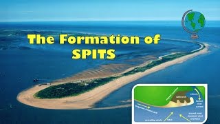 How Coastal Spits are formed  labelled diagram and explanation [upl. by Bourne475]