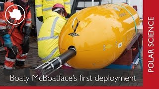 Boaty McBoatfaces first Antarctic dive [upl. by Oiziruam]