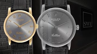 Rolex Cellini Classic Yellow Gold Slate Dial Watches 5116  SwissWatchExpo 1 Minute Watch Review [upl. by Sucrad702]