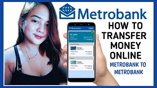 How to transfer money using Mobile Banking App  METROBANK to METROBANK [upl. by Aloise]