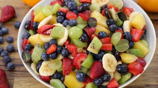 Fruit Salad Recipe [upl. by Pittel]