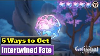 Intertwined Fate Top 5 Ways to Get in Genshin Impact [upl. by Carmen]