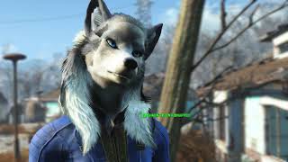 Fallout 4  Lupine Wolf Race Mod [upl. by Sheng]