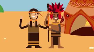 History of Native Americans Animation [upl. by Anitrak]