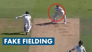 Fake Fielding Rule in Cricket Explained  Johny Bairstow  Steve Smith [upl. by Beryl]