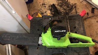 TEARDOWN Harbor freight chainsaw [upl. by Alieka]