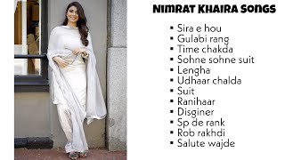 Nimratkhaira  all songs  all songs of nimrat khaira  best of nimrat khaira  audio jukebox [upl. by Bradshaw]