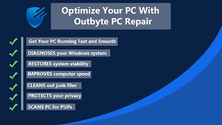 How to optimize a Windows PC using Outbyte PC Repair [upl. by Nancy]