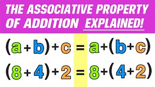 The Associative Property of Addition Explained [upl. by Redle623]