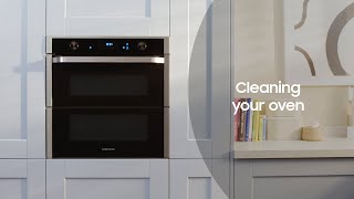 How to clean your oven  Samsung UK [upl. by Aryahay]