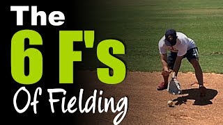 The 6 Fs of Fielding a Baseball  Baseball Fielding Fundamentals [upl. by Anoyi426]