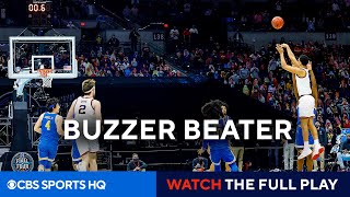 Gonzaga vs UCLA Jalen Suggs hits MIRACLE shot at buzzer to keep Gonzaga unbeaten  CBS Sports HQ [upl. by Flower]