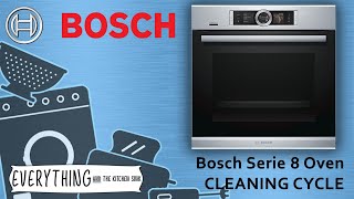 Bosch Oven Cleaning Pyrolytic cleaning cycle [upl. by Sisxela]