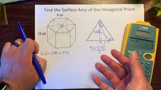 Surface Area of a Hexagonal Prism [upl. by Romelda]