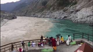 Devprayag  Sangam of Alaknanda amp Bhagirathi River [upl. by Ellicec]