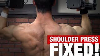 Overhead Shoulder Press 3 MISTAKES [upl. by Tibbitts]