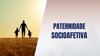 Paternidade socioafetiva [upl. by Plunkett802]