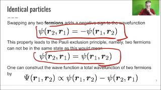 L11 Fermions Bosons and Fields Quantum Field and Matter [upl. by Gibby]