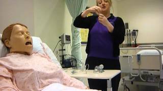 Administering Ventolin using a nebuliser [upl. by Annmaria]