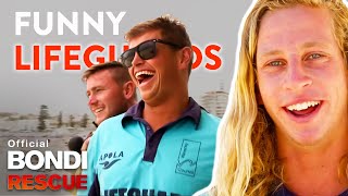 FUNNIEST Lifeguarding Moments  Bondi Rescue Season 11 [upl. by Hardner414]