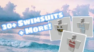 30 Accessories and Swimsuits Bloxburg Summer ID codes [upl. by Naul]