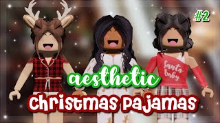 aesthetic Christmas pajama codes for bloxburg and rhs 2  roblox ♡ [upl. by Feldman]