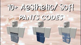 10 Aesthetic  Soft Pants Codes For Bloxburg [upl. by Nnaeiluj]