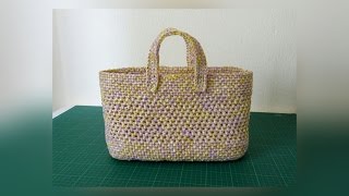 Making Plarn Bags Pattern 5 [upl. by Hebrew]