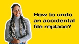 How to undo an accidental file replace in ExcelWordpowerpoint [upl. by Mariska]