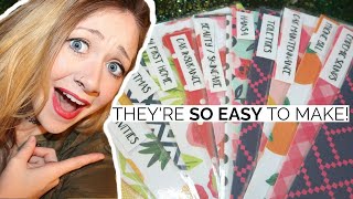 DIY CASH ENVELOPES  Laminated Wallet Safe Dave Ramsey  Laci Jane [upl. by Izzy]