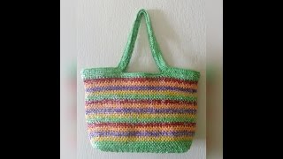 Making Plarn Bags Pattern 1 [upl. by Guthrey]