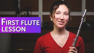 YOUR FIRST FLUTE LESSON  The Flute Channel TFC [upl. by Aisha]