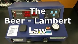 The Beer  Lambert Law [upl. by Ikuy285]