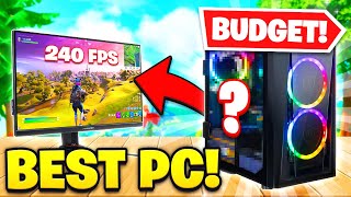 The BEST BUDGET Gaming PC To Buy For Fortnite HIGH FPS  Fortnite Tips amp Tricks [upl. by Adikram]