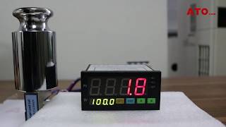 Load Cell Controller Setting and Calibration [upl. by Trici]