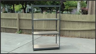 How To Assemble Metal Shelving [upl. by Reldnahc]