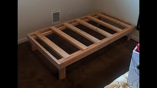 DIY 2x4 Twin Bed Frame [upl. by Celina]