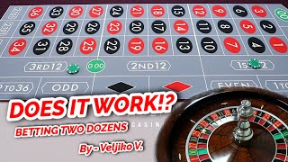 MOST POPULAR HIGH WIN RATE SYSTEM  Double Dozens Roulette System Review [upl. by Davide817]