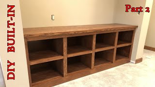 DIY BuiltIn  Cabinet Face Frame amp Cabinet Top  Part II [upl. by Birecree]