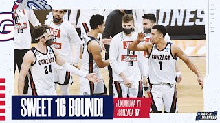 Gonzaga vs Oklahoma  Second Round NCAA tournament extended highlights [upl. by Ayerf]