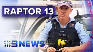 Members of the public call for sacking of Senior Constable quotRaptor 13quot  Nine News Australia [upl. by Catton]