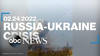 RussiaUkraine Crisis February 24 2022 [upl. by Ltihcox469]