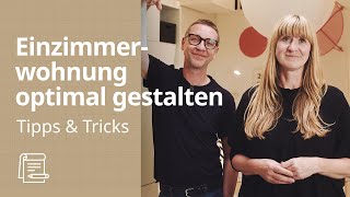 Einzimmerwohnung einrichten  IKEA Tipps amp Tricks [upl. by Annekam]