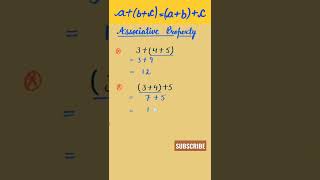 Associative property of addition shorts associativeproperty [upl. by Dadinirt]