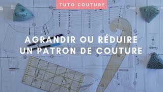 Agrandir ou réduire un patron de couture [upl. by Lorusso]